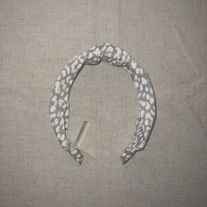 Madewell Knot Headband in Animal Print